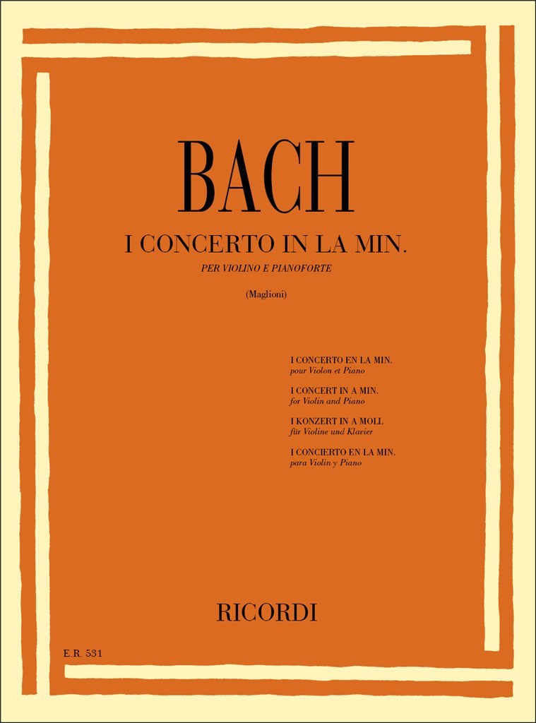 Concerto Per Violino Bwv 1041 In La Min.